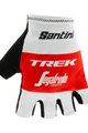 SANTINI Cycling fingerless gloves - TREK 2019 RACE - white/red