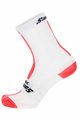 SANTINI Cyclingclassic socks - X IRONMAN DEA - white/pink