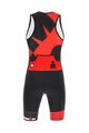 SANTINI Cycling overal - X IRONMAN CUPIO - black/red