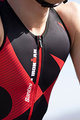 SANTINI Cycling overal - X IRONMAN CUPIO - black/red