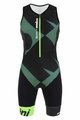 SANTINI Cycling overal - X IRONMAN CUPIO - green/black