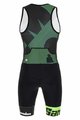 SANTINI Cycling overal - X IRONMAN CUPIO - green/black