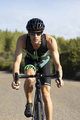 SANTINI Cycling overal - X IRONMAN CUPIO - green/black