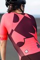 SANTINI Cycling overal - X IRONMAN CUPIO LADY - pink/bordeaux
