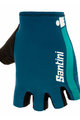 SANTINI Cycling fingerless gloves - X IRONMAN DEA - blue