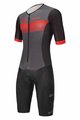 SANTINI Cycling overal - X IRONMAN VIPER - black/red