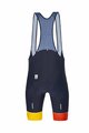 SANTINI Cycling bib shorts - NIBALI SQUALO - blue