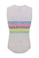 SANTINI Cycling sleeve less t-shirt - UCI WORLD CHAMPION  - white/rainbow