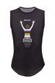 SANTINI Cycling sleeve less t-shirt - UCI GOODWOOD1982 - rainbow/black