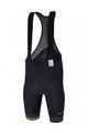 SANTINI Cycling bib shorts - UCI RAINBOW 2024 - black/rainbow