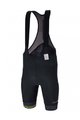 SANTINI Cycling bib shorts - UCI RAINBOW 2023 - black/rainbow