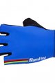 SANTINI Cycling fingerless gloves - UCI RAINBOW - rainbow/blue