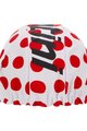 SANTINI Cycling hat - TOUR DE FRANCE 2023 - white/red