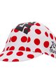 SANTINI Cycling hat - TOUR DE FRANCE 2023 - white/red