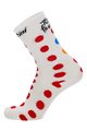 SANTINI Cyclingclassic socks - TOUR DE FRANCE 2023 - red/white