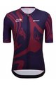 SANTINI Cycling short sleeve jersey - TOUR DE FRANCE 2023 - bordeaux/blue