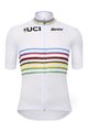 SANTINI Cycling short sleeve jersey - UCI WORLD CHAMPION MASTER - white/rainbow