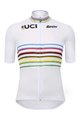 SANTINI Cycling short sleeve jersey - UCI WORLD CHAMPION MASTER - rainbow/white