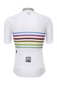 SANTINI Cycling short sleeve jersey - UCI WORLD CHAMPION MASTER - rainbow/white