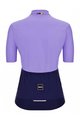 SANTINI Cycling short sleeve jersey - UCI RIGA LADY - blue/purple