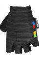 SANTINI Cycling fingerless gloves - UCI RAINBOW - black