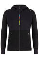 SANTINI Cycling hoodie - UCI GROOVE - black