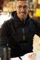 SANTINI Cycling hoodie - UCI GROOVE - black