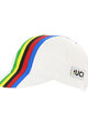 SANTINI Cycling hat - UCI RAINBOW - rainbow/white