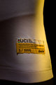 SANTINI Cycling short sleeve jersey - UCI WORLD 100 GOLD - rainbow/white