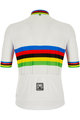SANTINI Cycling short sleeve jersey - UCI WORLD CHAMP ECO - rainbow/white