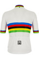 SANTINI Cycling short sleeve jersey - UCI WORLD CHAMP ECO - rainbow/white