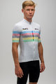 SANTINI Cycling short sleeve jersey - UCI WORLD CHAMP 100 - white/rainbow