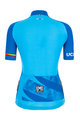 SANTINI Cycling short sleeve jersey - UCI WORLD ECO LADY - light blue