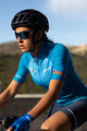 SANTINI Cycling short sleeve jersey - UCI WORLD ECO LADY - light blue