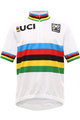 SANTINI Cycling short sleeve jersey - UCI KIDS - multicolour/white