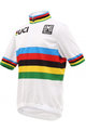 SANTINI Cycling short sleeve jersey - UCI KIDS - multicolour/white