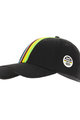 SANTINI Cycling hat - UCI BASEBALL - rainbow/black