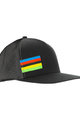 SANTINI Cycling hat - UCI TRUCKER - rainbow/black