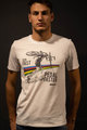 SANTINI Cycling short sleeve t-shirt - CX UCI OFFICIAL - white