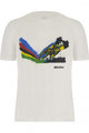 SANTINI Cycling short sleeve t-shirt - MTB UCI OFFICIAL - white
