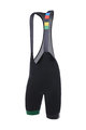 SANTINI Cycling bib shorts - CROWN  - black