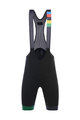 SANTINI Cycling bib shorts - CROWN  - black