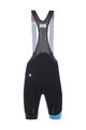 SANTINI Cycling bib shorts - SKULL  - black