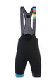 SANTINI Cycling bib shorts - SKULL  - black