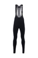 SANTINI Cycling long bib trousers - UCI RAINBOW WINTER - black