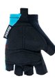 SANTINI Cycling fingerless gloves - UCI RAINBOW - light blue