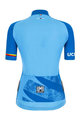 SANTINI Cycling short sleeve jersey - UCI WORLD LADY - light blue