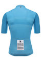 SANTINI Cycling short sleeve jersey - SKULL  - turquoise