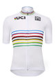 SANTINI Cycling short sleeve jersey - UCI WORLD CHAMPION - white