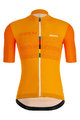 SANTINI Cycling short sleeve jersey - EYES - orange